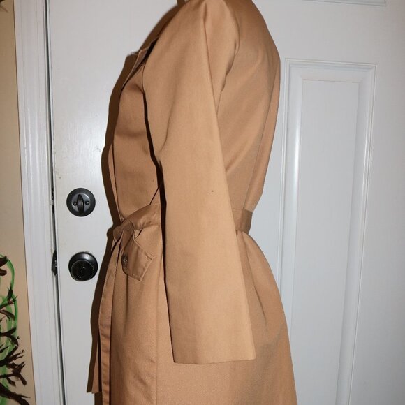 Sears vintage ladies raincoat trench coat no liner excellent - Picture 6 of 11